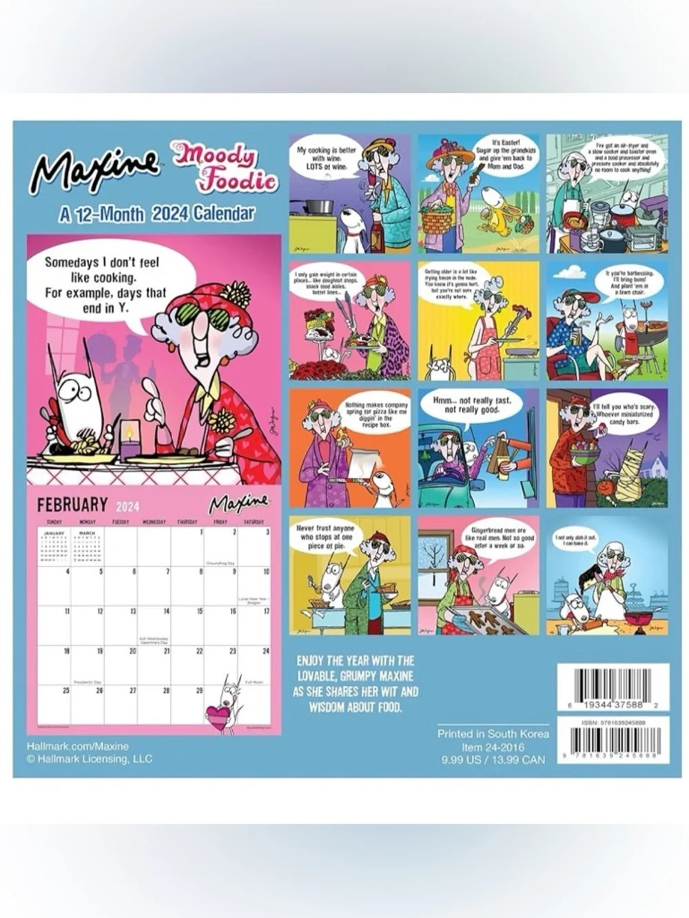 2024 Maxine Mini Calendar
